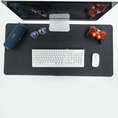 Fine leather solid color mouse pad (6)
