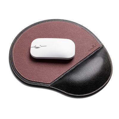 High end wrist rest leather mouse pad (5)