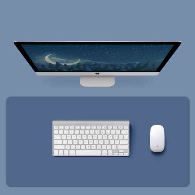 Large natural pu leather mouse pad (2)