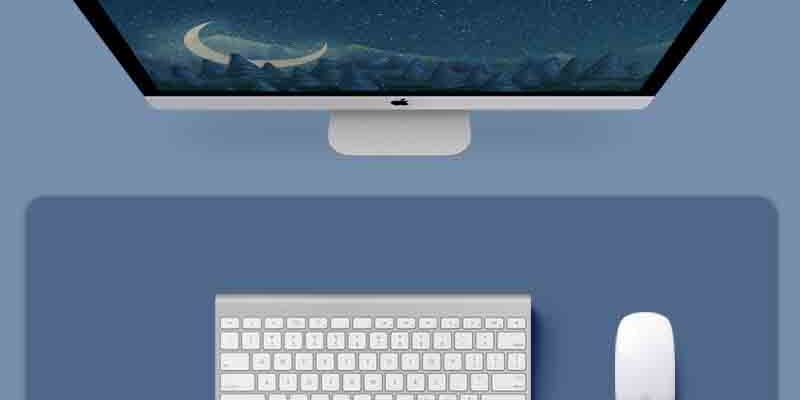 Large natural pu leather mouse pad (2)