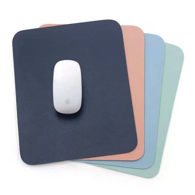 Mini waterproof pu leather mouse pad (4)