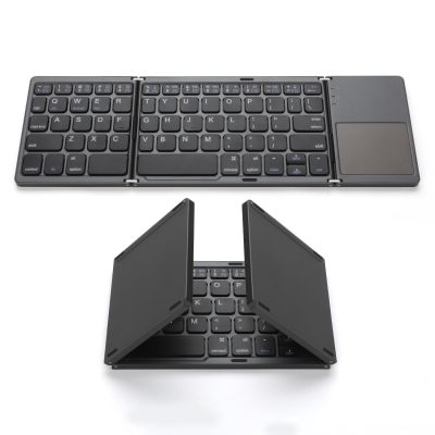 Portable blue tooth touch pad wireless keyboard (4)