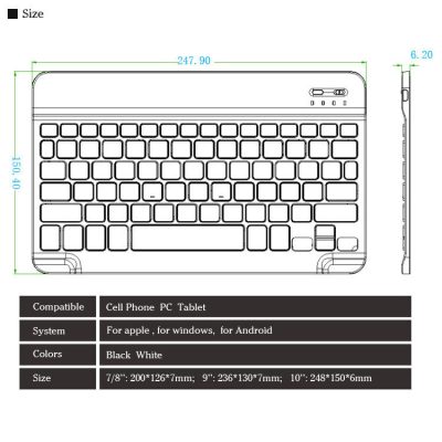 Wireless connection factory direct sale keyboard (5)